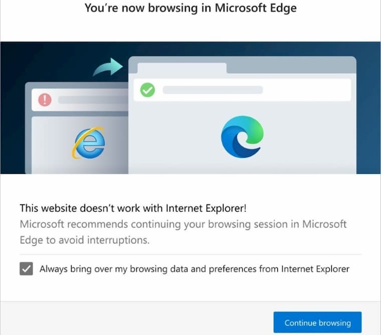 Internet Explorer Web