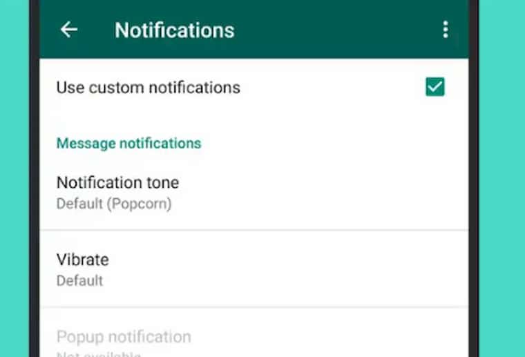 Kişiselleştirilmiş WhatsApp için Özel Bildirimler