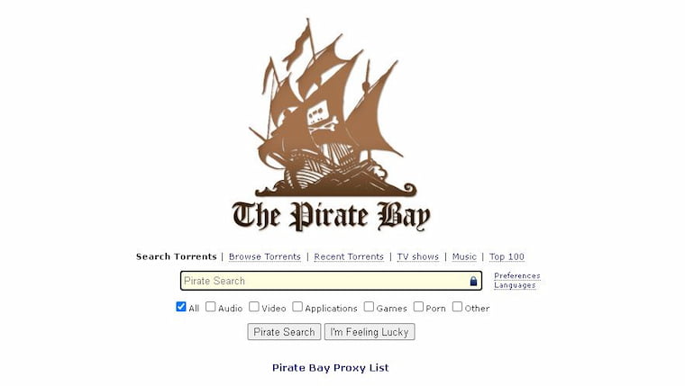 En İyi Oyun İndirme Siteleri The Pirate Bay